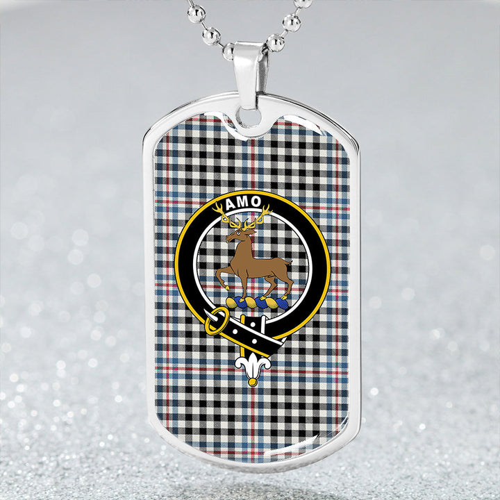 Scott (Sir Walter) #2 Ancient Clan Badge Classic Tartan Dog Tag Necklace