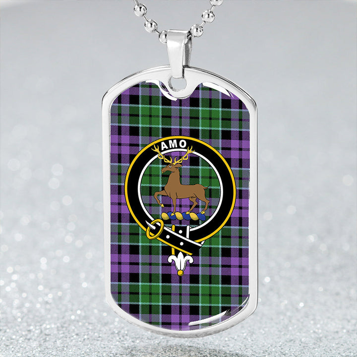 Scott (Sir Walter) Ancient Clan Badge Classic Tartan Dog Tag Necklace