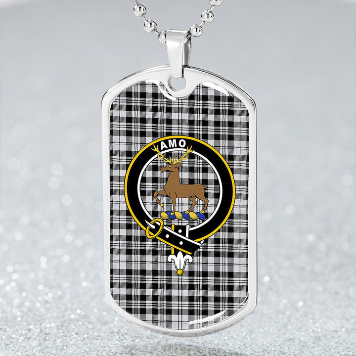 Scott (Sir Walter) Personal Clan Badge Classic Tartan Dog Tag Necklace
