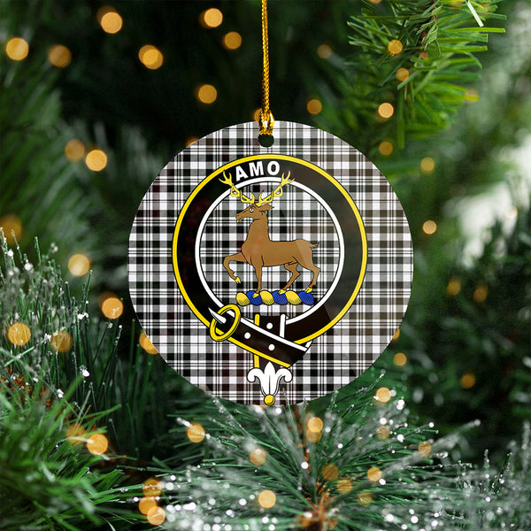 Scott (Sir Walter) Personal Clan Badge Tartan Plastic Christmas Ornaments