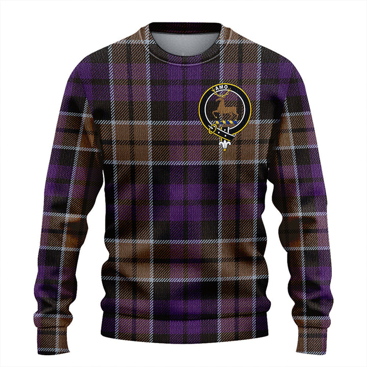 Scott (Sir Walter) Weathered Clan Badge Tartan Knitted Sweater