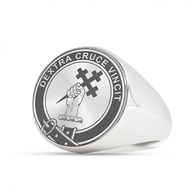 Shepherd Clan Badge Engraved Signet Ring