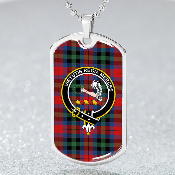 Skene of Cromar (Cant version) Modern Clan Badge Classic Tartan Dog Tag Necklace