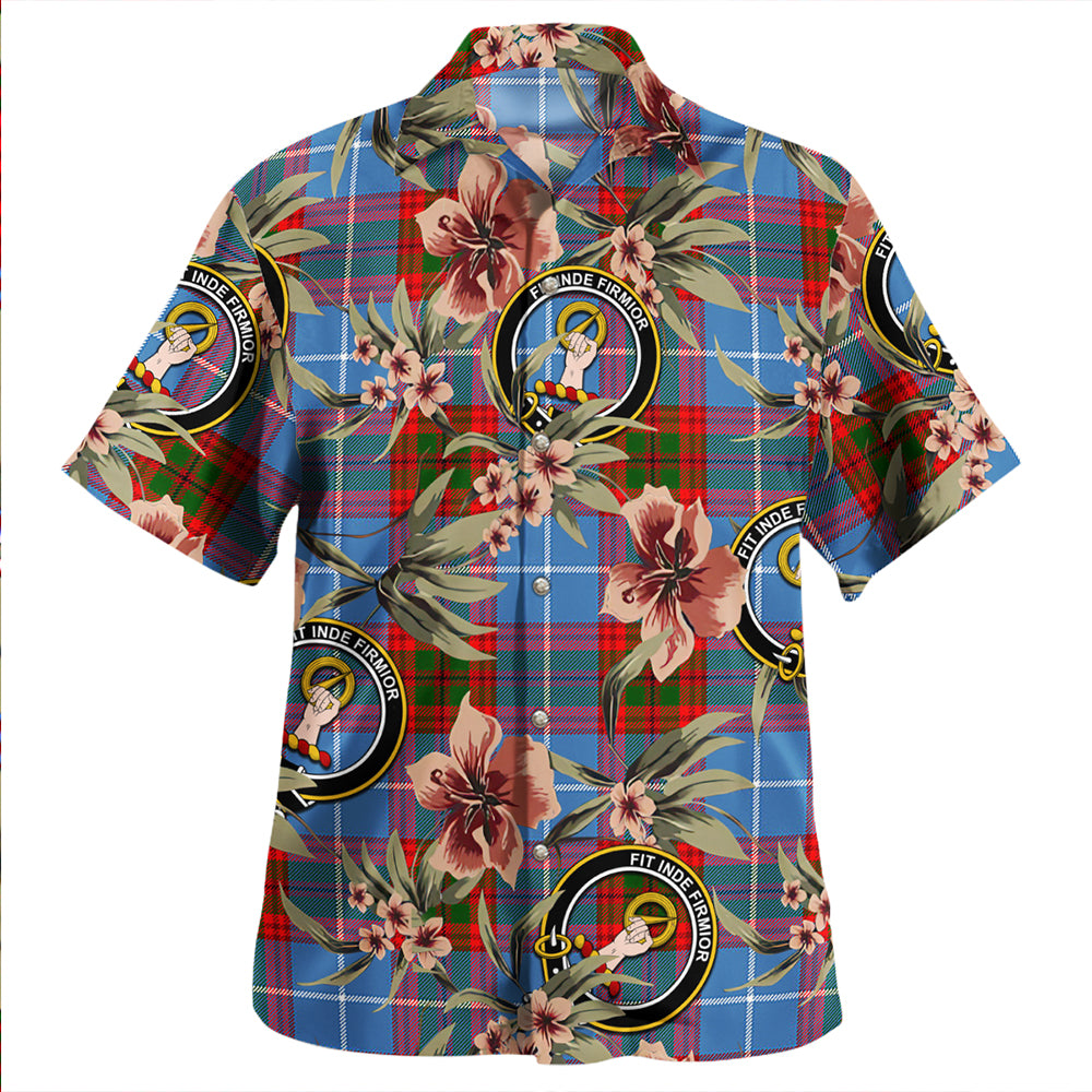 Gunn Logan Tartan Vintage Leaves Hawaiian Shirt main image 0
