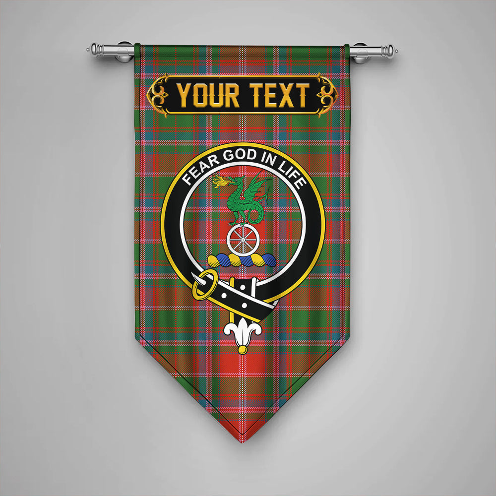 Somerville Tartan Crest Wall Hanging Banner