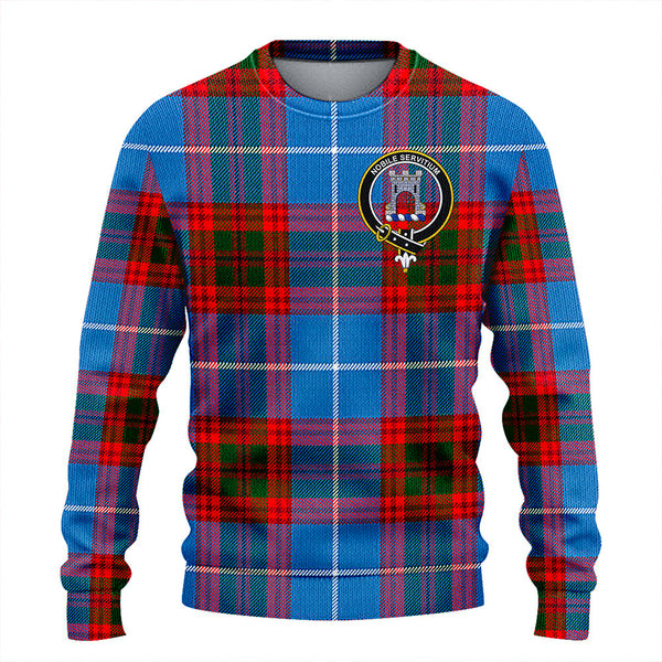 Spalding Clan Badge Tartan Knitted Sweater