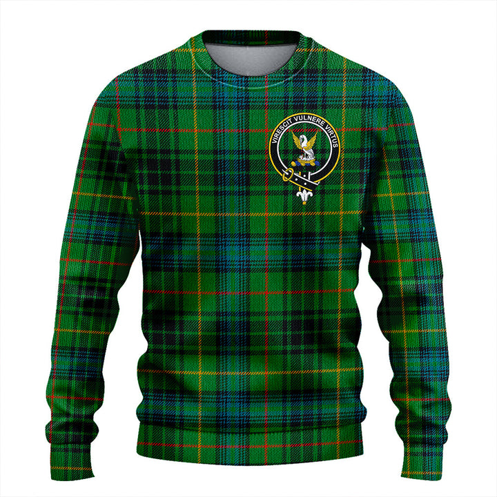 Stewart Hunting Ancient Clan Badge Tartan Knitted Sweater
