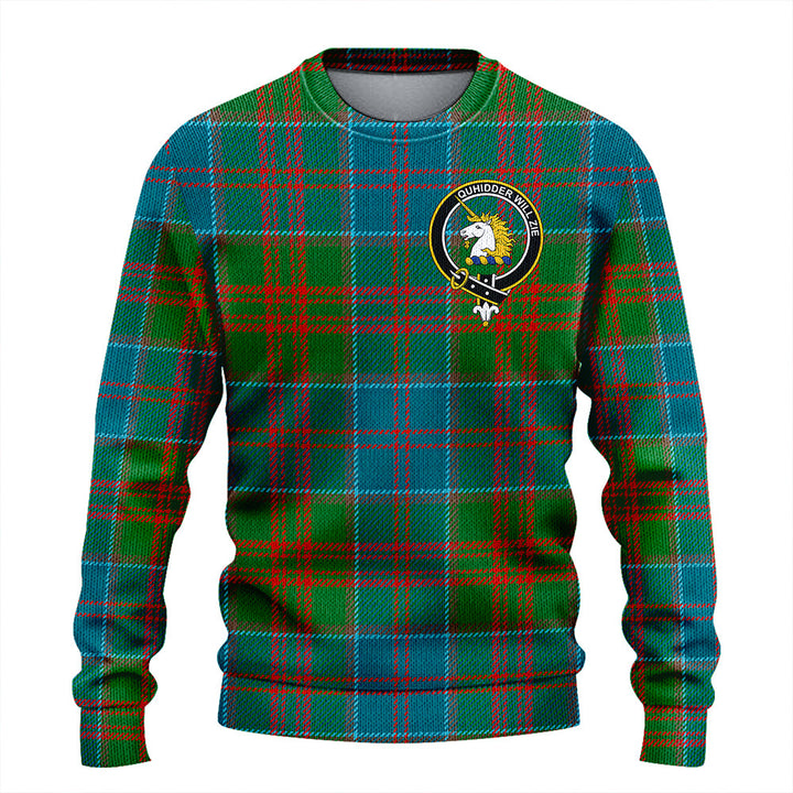 Stewart of Appin Hunting Ancient Clan Badge Tartan Knitted Sweater