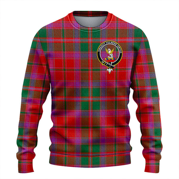 Stewart of Ardshiel Ancient Clan Badge Tartan Knitted Sweater