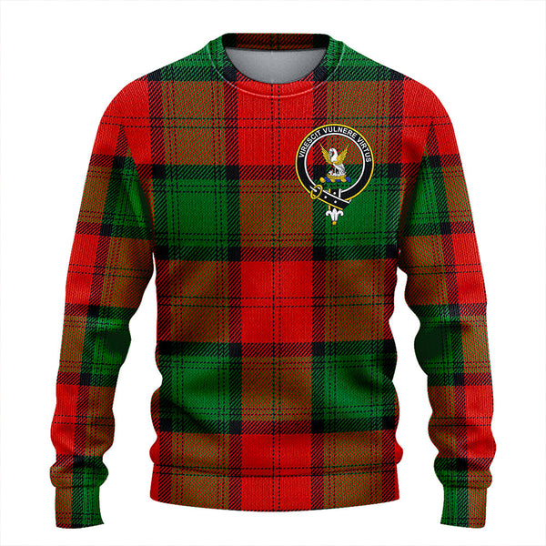 Stewart of Atholl Ancient Clan Badge Tartan Knitted Sweater