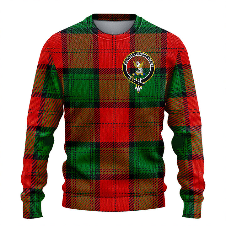 Stewart of Atholl Ancient Clan Badge Tartan Knitted Sweater