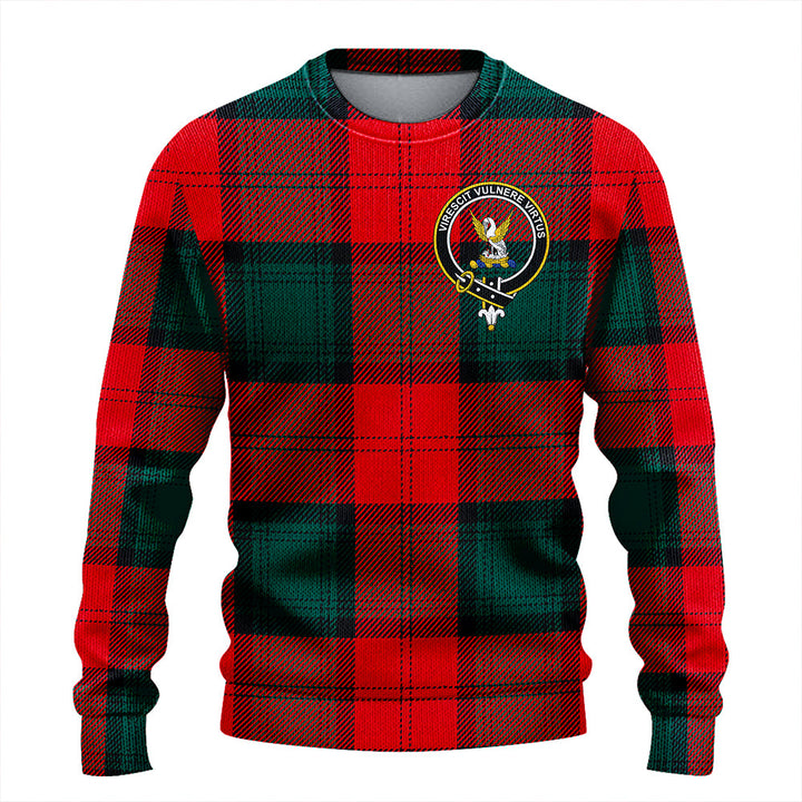 Stewart of Atholl Modern Clan Badge Tartan Knitted Sweater