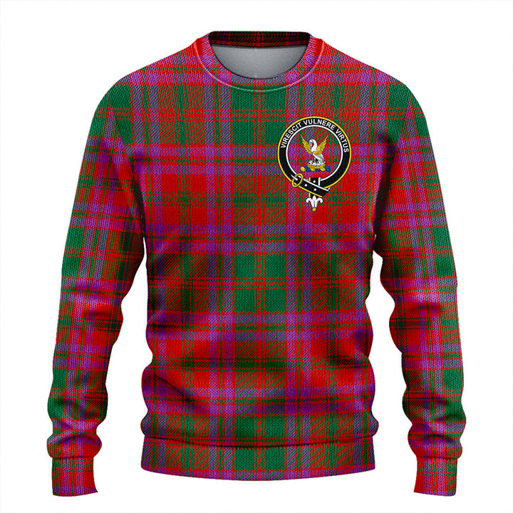 Stewart of Killiecrankie Ancient Clan Badge Tartan Knitted Sweater