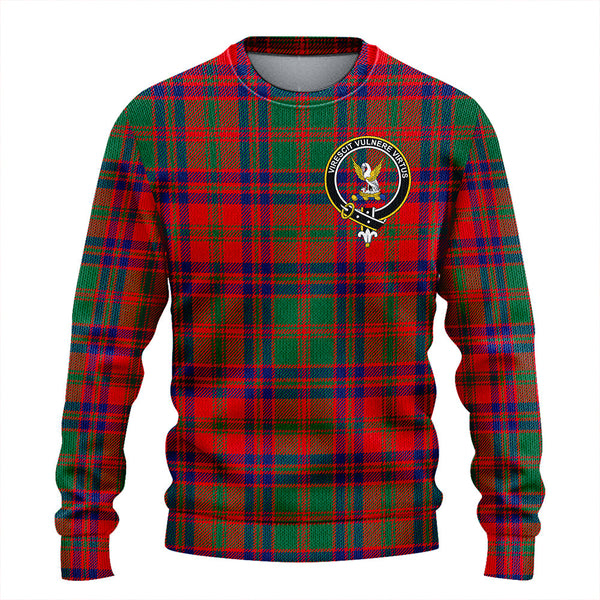 Stewart of Killiecrankie Modern Clan Badge Tartan Knitted Sweater