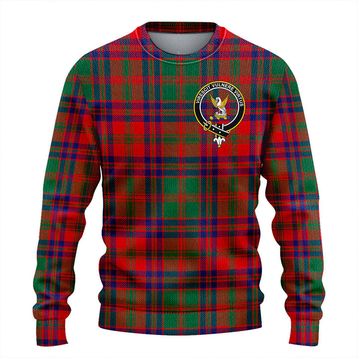 Stewart of Killiecrankie Modern Clan Badge Tartan Knitted Sweater