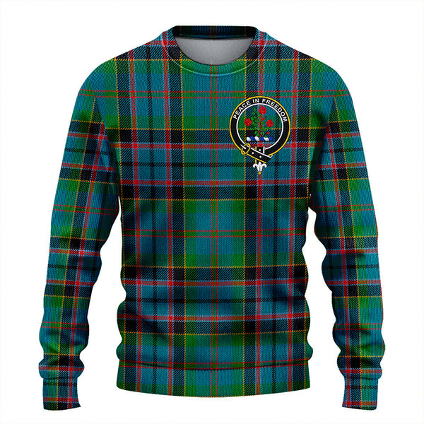 Stinson (Stephenson/Stevenson) Ancient Clan Badge Tartan Knitted Sweater