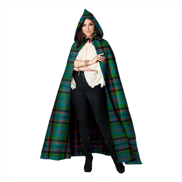 Stinson (Stephenson/Stevenson) Ancient Clan Badge Tartan Hooded Cloak