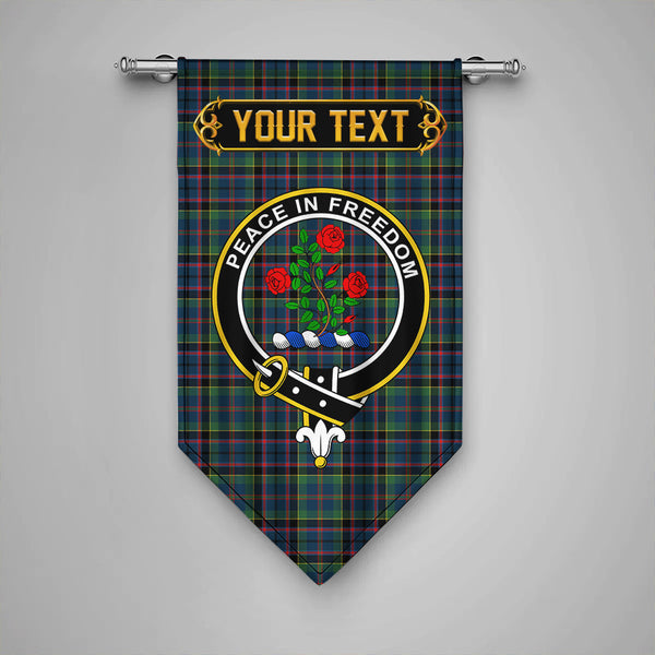 Stinson (Stephenson/Stevenson) Modern Clan Badge Tartan Gonfalon Personalize