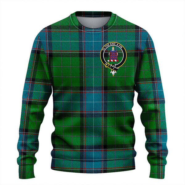 Storrie Ancient Clan Badge Tartan Knitted Sweater