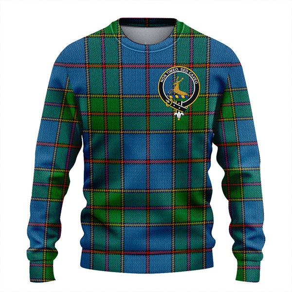Strachan Ancient Clan Badge Tartan Knitted Sweater