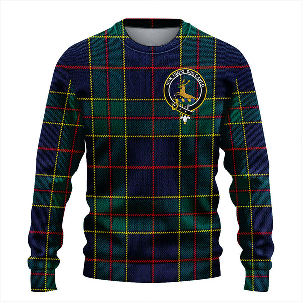 Strachan Modern Clan Badge Tartan Knitted Sweater