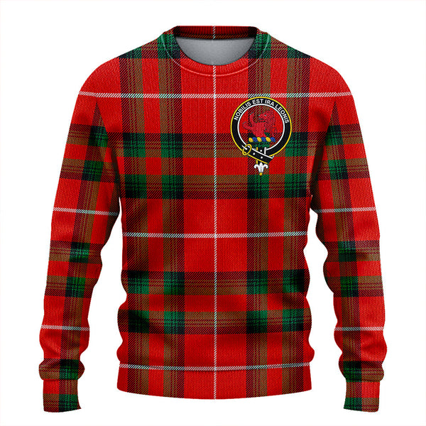 Stuart of Bute Ancient Clan Badge Tartan Knitted Sweater