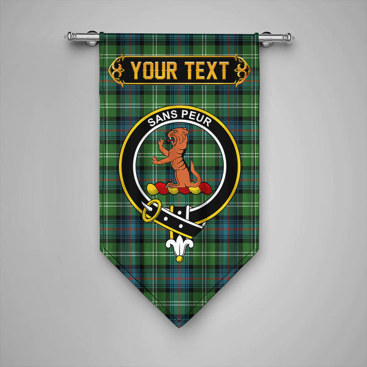 Sutherland Ancient Clan Badge Tartan Gonfalon Personalize