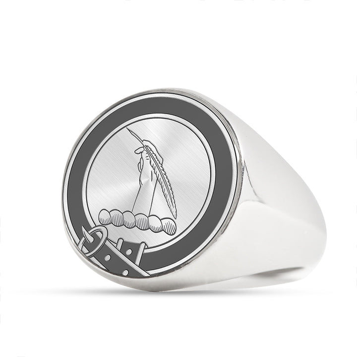 Syme Clan Badge Engraved Signet Ring