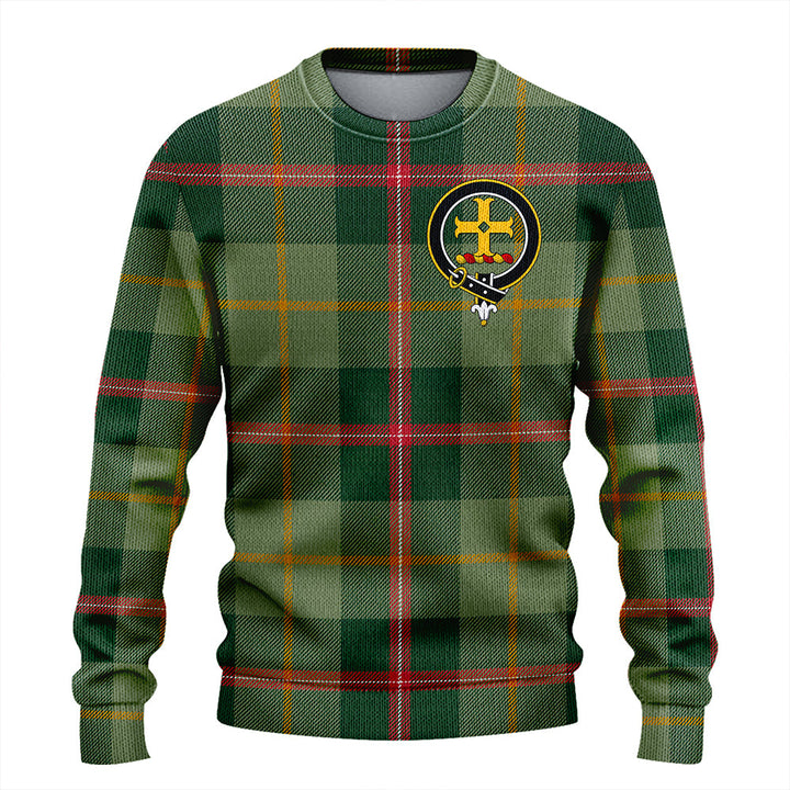 Symington Modern Clan Badge Tartan Knitted Sweater