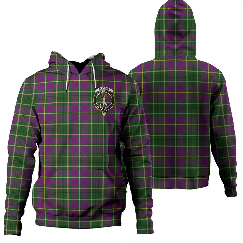 Tailyour Weathered Tartan Classic Crest Hoodie