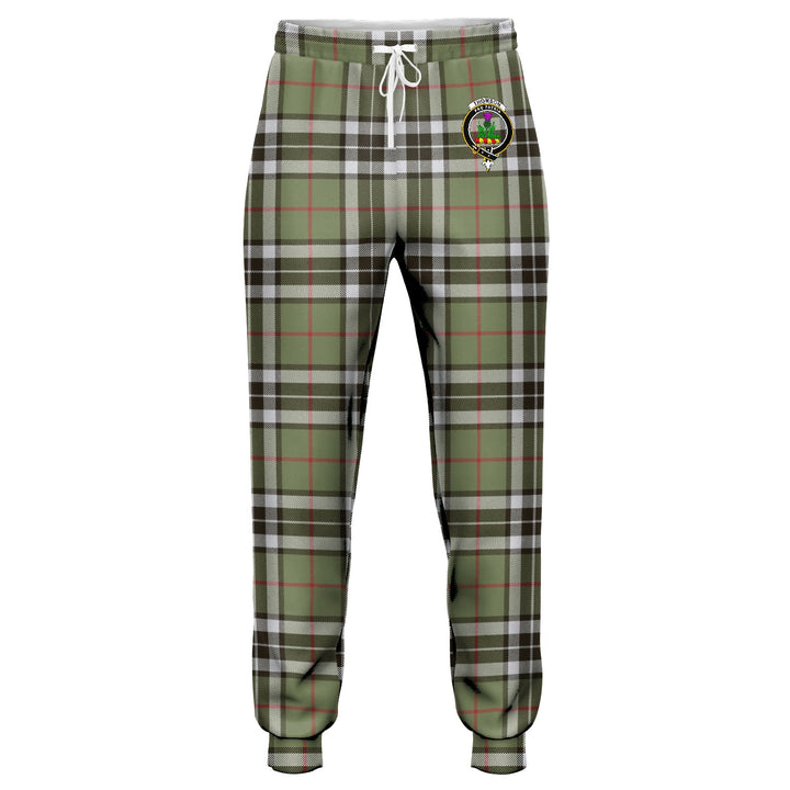Thomson Camel (MacThomas Thompson Camel) Weathered Clan Badge Tartan Jogger Pants
