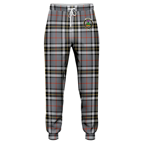 Thomson Grey (MacThomas Thompson Grey) Modern Clan Badge Tartan Jogger Pants