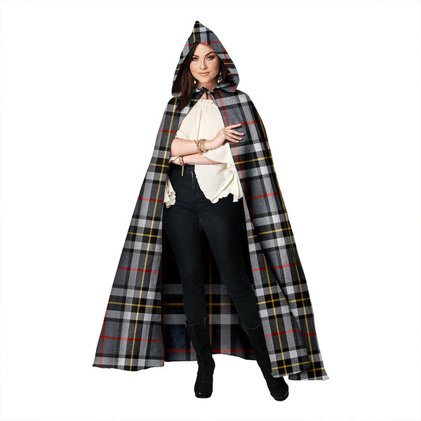 Thomson Grey (MacThomas/Thompson Grey) Modern Clan Badge Tartan Hooded Cloak