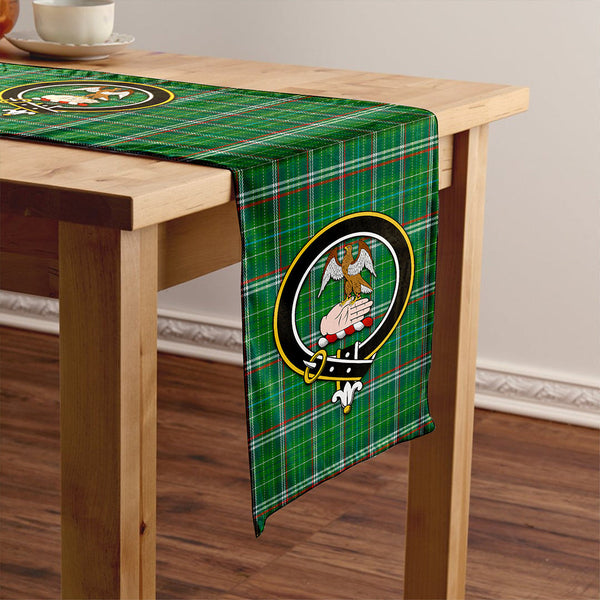 Toshach Modern Clan Badge Tartan Table Runner