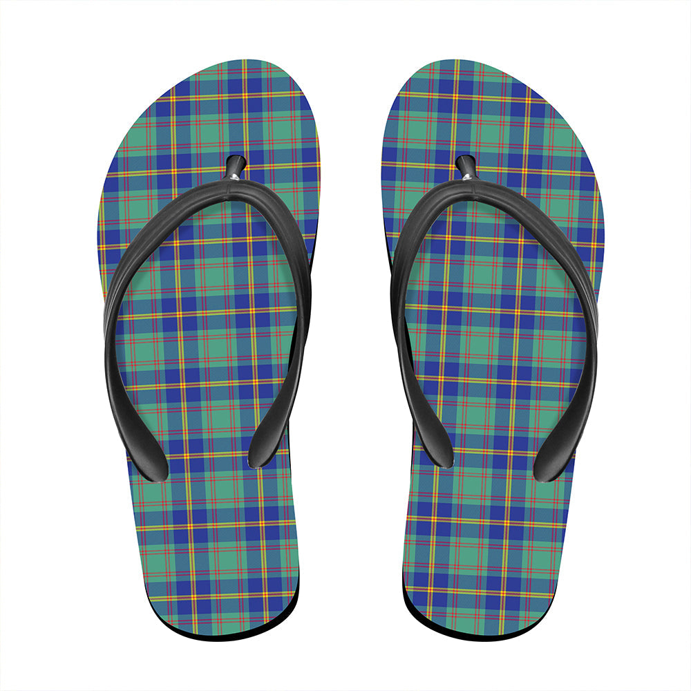 Galloway Red Tartan Crest Flip Flop main image 1