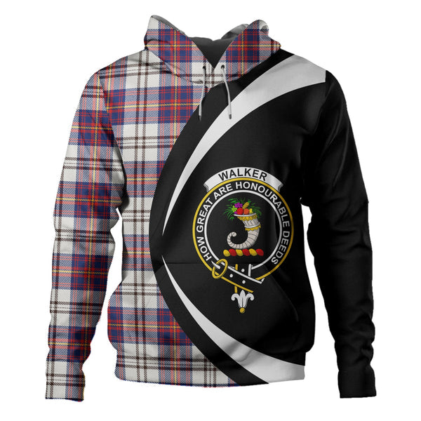 Walker Dress Modern Clan Badge Tartan Hoodie Circle Style