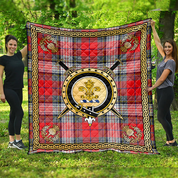 Warden Modern Clan Badge Tartan Premium Quilt Celtic Shield