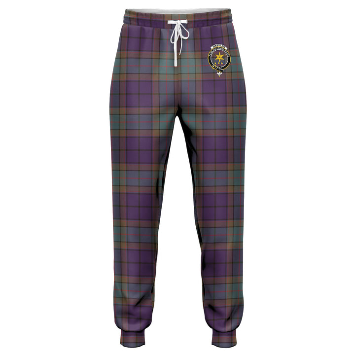 Wardlaw Weathered Clan Badge Tartan Jogger Pants