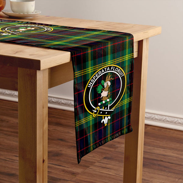Watson (Wate/Watt) Modern Clan Badge Tartan Table Runner