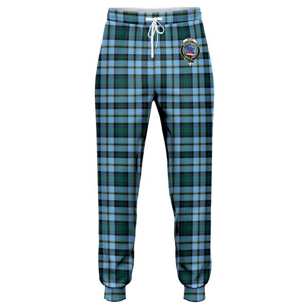 Weir Modern Clan Badge Tartan Jogger Pants