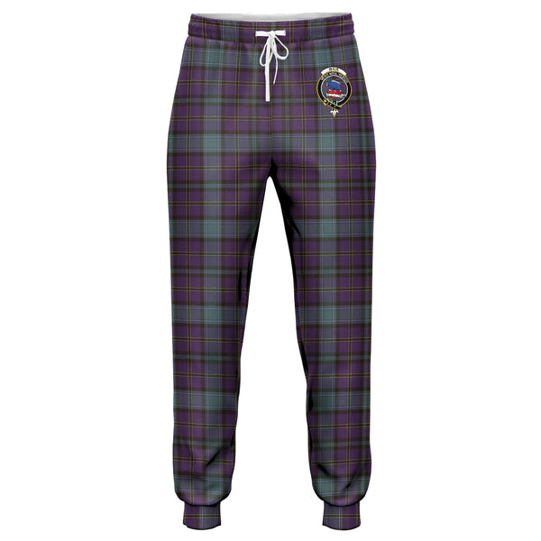Weir Weathered Clan Badge Tartan Jogger Pants