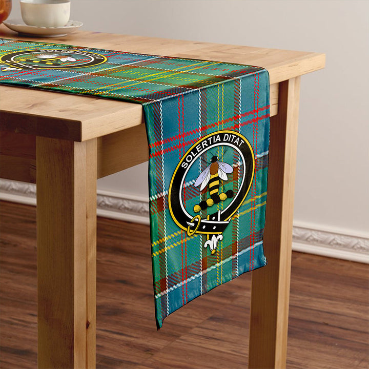 Whitelaw District Clan Badge Tartan Table Runner