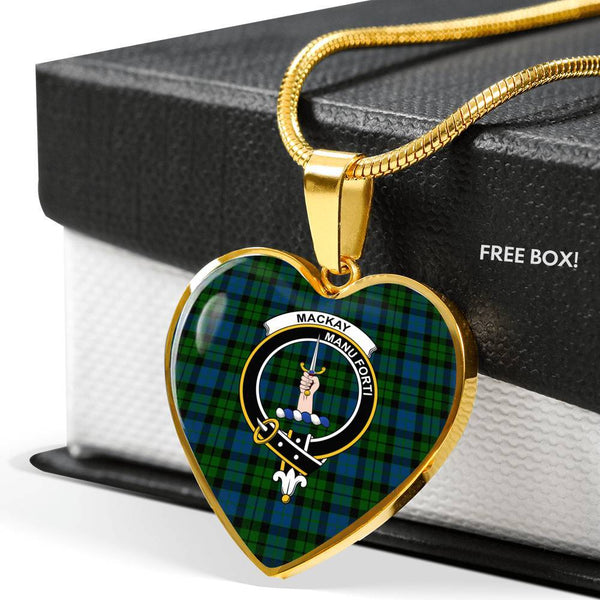 MacKay Clan Badge Classic Tartan Necklace