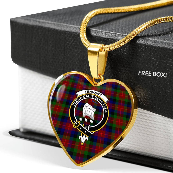 Tennant Clan Badge Classic Tartan Necklace