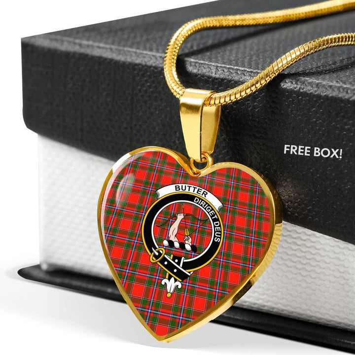 butter Clan Badge Classic Tartan Necklace