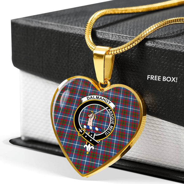 Dalmahoy Clan Badge Classic Tartan Necklace