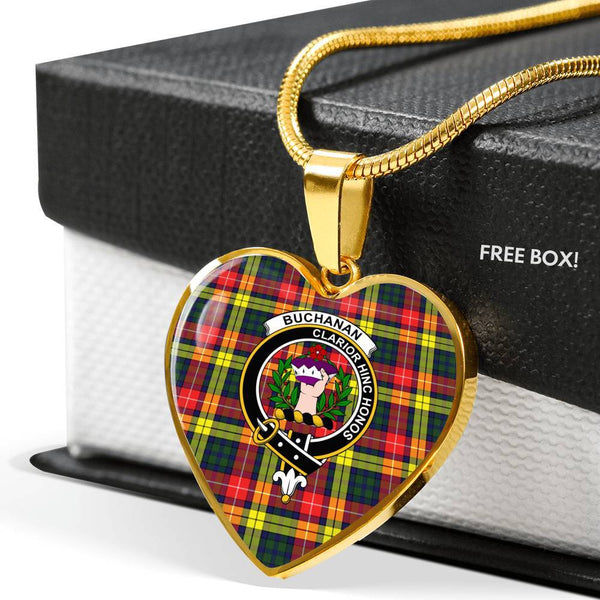 Buchanan Clan Badge Classic Tartan Necklace