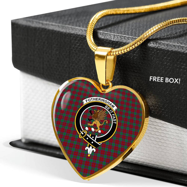 Fotheringham Clan Badge Classic Tartan Necklace