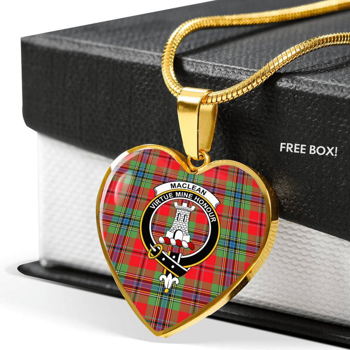 MacLean of Duart Clan Badge Classic Tartan Necklace