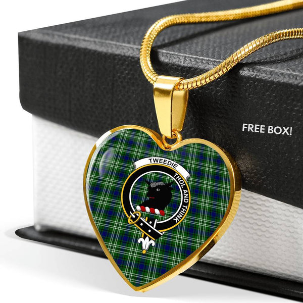Tweedside Clan Badge Classic Tartan Necklace